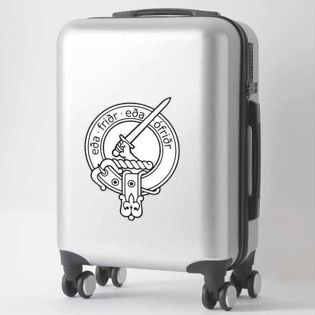 Clan Gunn Crest (Old Norse) Sticker (Suitcase)