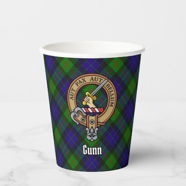 Clan Gunn Crest Paper Cups (Front)