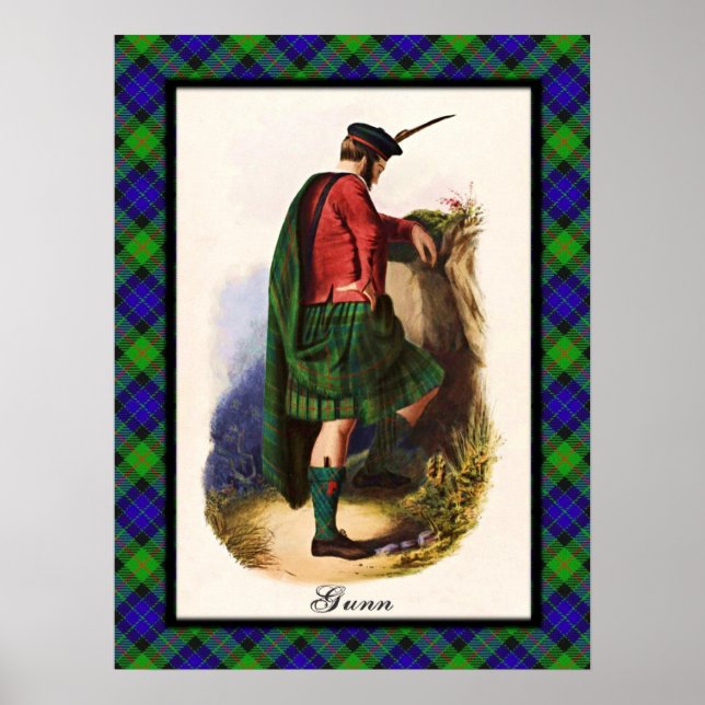 Clan Gunn Scottish Dreams Poster (Front)
