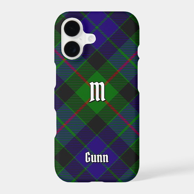 Clan Gunn Tartan Case-Mate iPhone Case (Back)