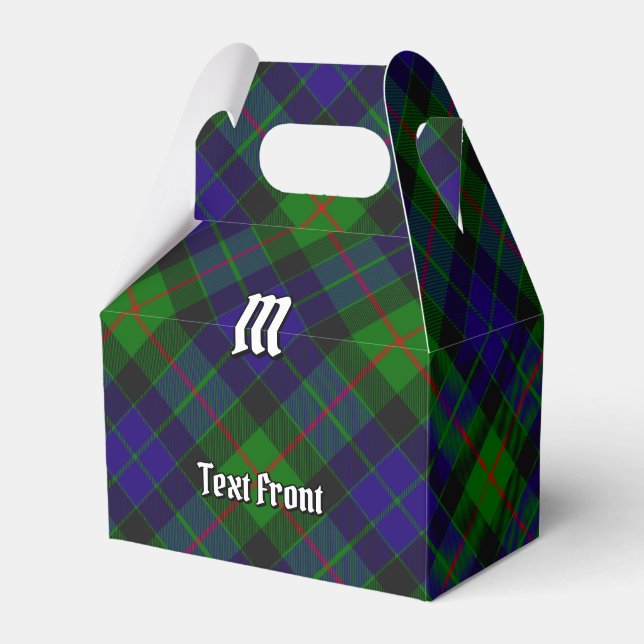 Clan Gunn Tartan Favour Box (Front Side)