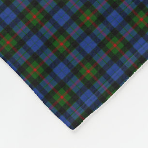 Clan Gunn Tartan Fleece Blanket