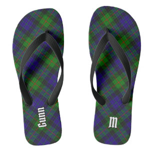 Clan Gunn Tartan Flip Flops
