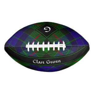 Clan Gunn Tartan Football