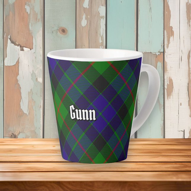 Clan Gunn Tartan Latte Mug (Creator Uploaded)