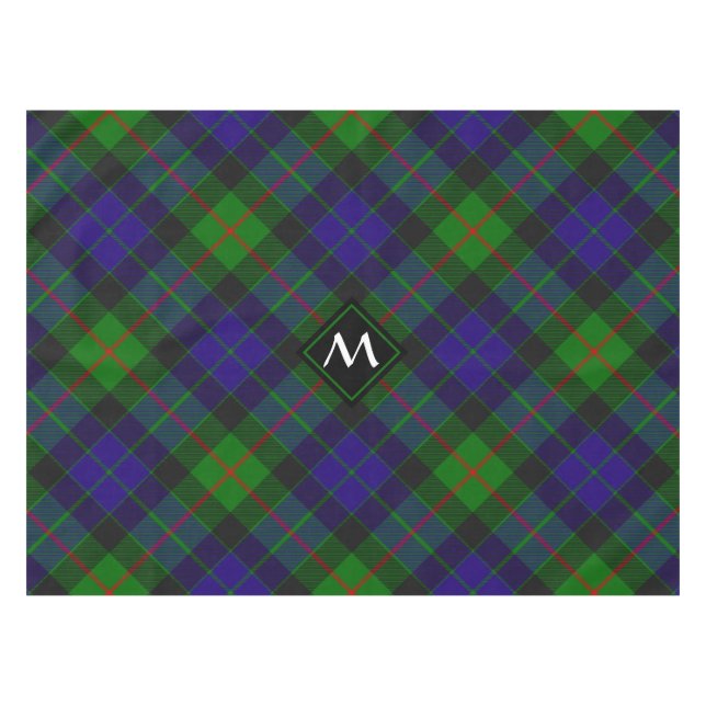 Clan Gunn Tartan Tablecloth (Front (Horizontal))