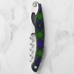 Clan Gunn Tartan Waiter's Corkscrew