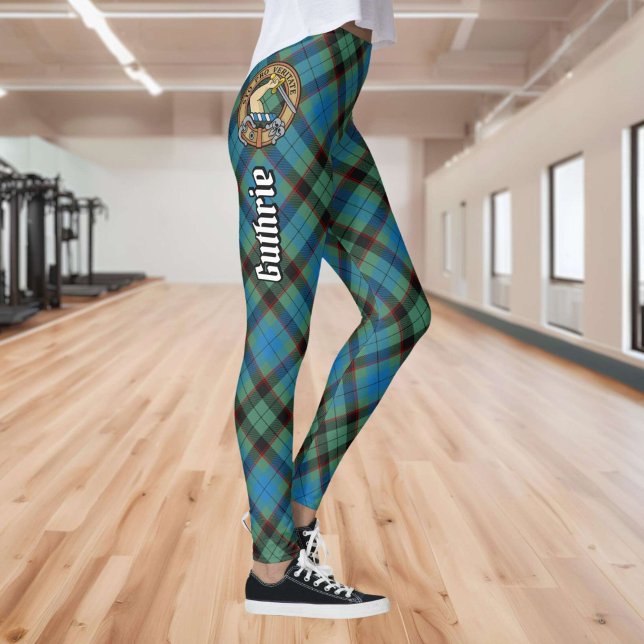 Clan Guthrie Crest over Tartan Leggings (Creator Uploaded)