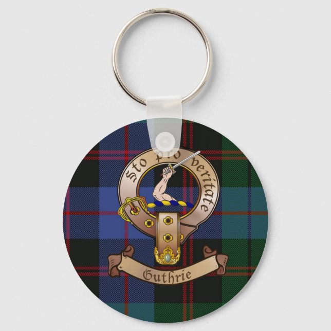 Clan Guthrie Keychain (Front)