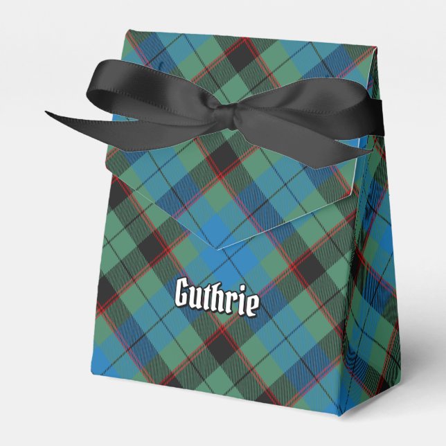 Clan Guthrie Tartan Favour Box (Front Side)