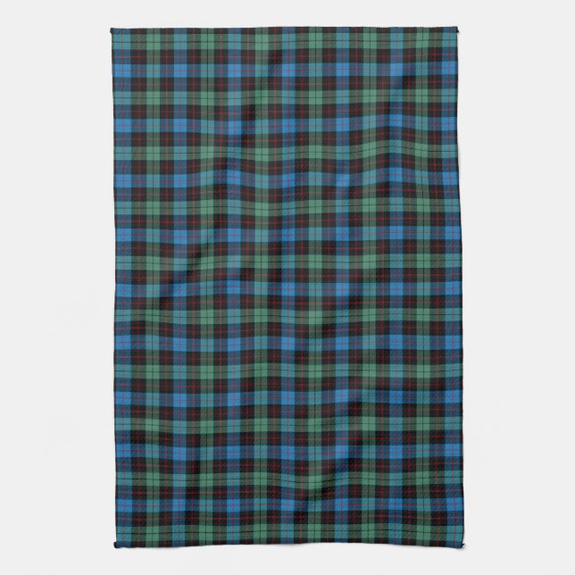 Clan Guthrie Tartan Tea Towel (Vertical)