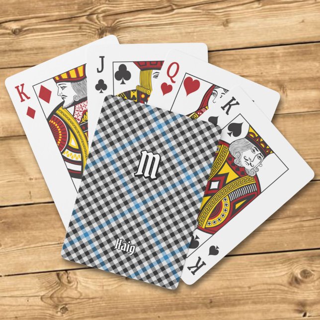Clan Haig Check Tartan Playing Cards (Creator Uploaded)