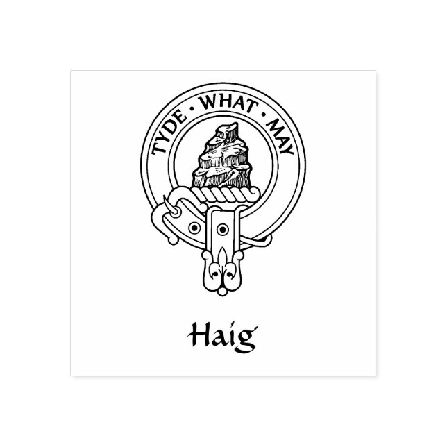 Clan Haig Crest Rubber Stamp (Imprint)
