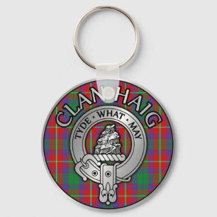 Clan Haig Crest & Tartan Key Ring