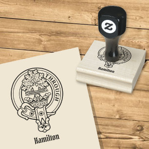 Clan Hamilton Crest Rubber Stamp