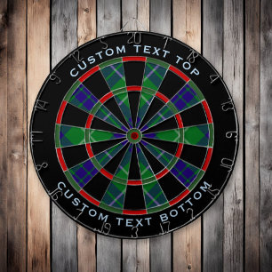 Clan Hamilton Hunting Tartan Dart Board