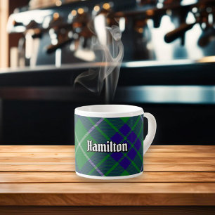 Clan Hamilton Hunting Tartan Espresso Cup