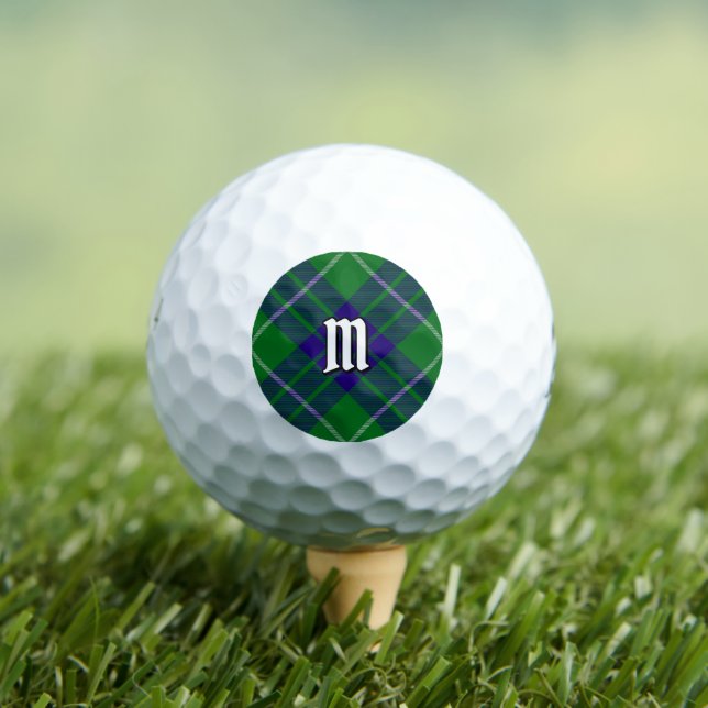 Clan Hamilton Hunting Tartan Golf Balls (Insitu Tee)