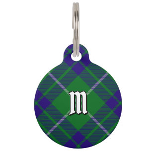 Clan Hamilton Hunting Tartan Pet ID Tag
