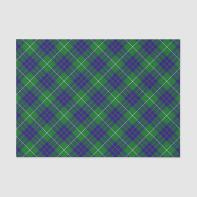Clan Hamilton Hunting Tartan Tissue Paper (Front)