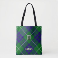 Clan Hamilton Hunting Tartan Tote Bag