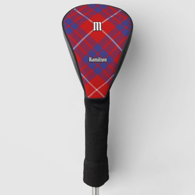 Clan Hamilton Red Golf Head Cover (Front)