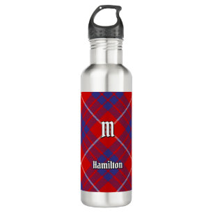 Clan Hamilton Red Tartan 710 Ml Water Bottle