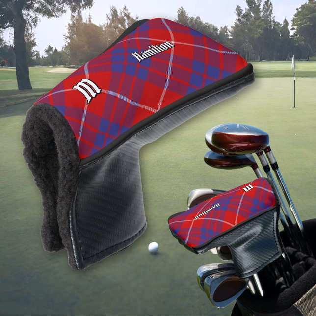Clan Hamilton Red Tartan Golf Head Cover (Creator Uploaded)