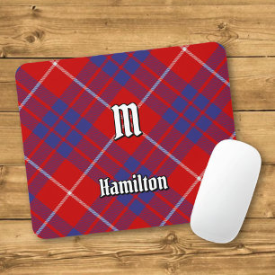 Clan Hamilton Red Tartan Mouse Pad
