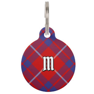Clan Hamilton Red Tartan Pet ID Tag