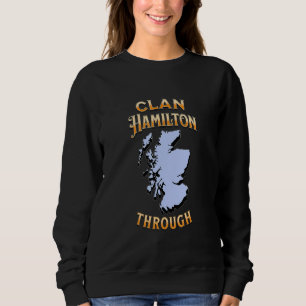 Clan Hamilton Scottish Motto Crest Sweatshirt