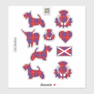 Clan Hamilton Tartan Sticker