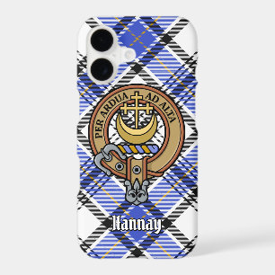 Clan Hannay Crest over Tartan