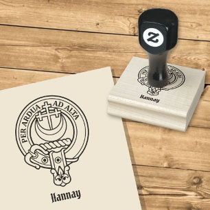 Clan Hannay Crest Rubber Stamp