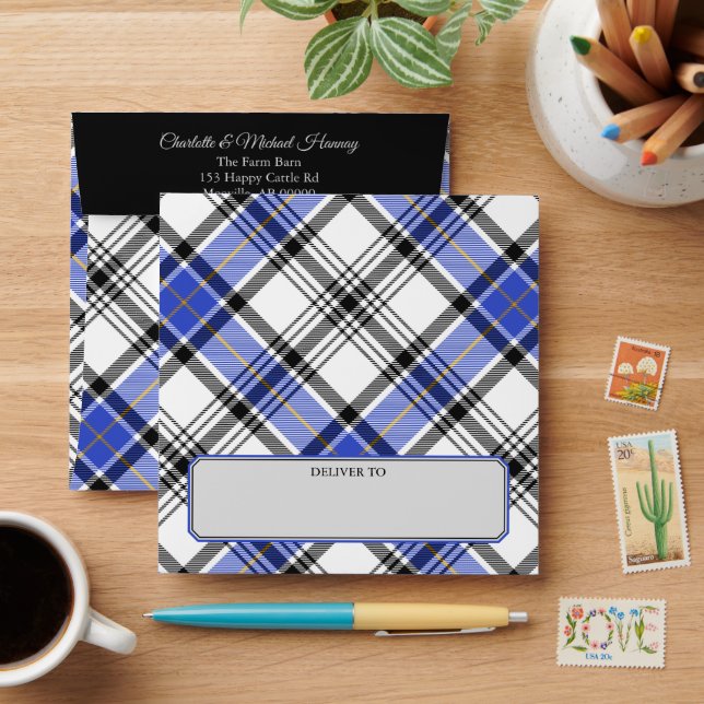 Clan Hannay Tartan Envelope (Desk)