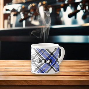 Clan Hannay Tartan Espresso Cup