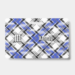 Clan Hannay Tartan ID Badge
