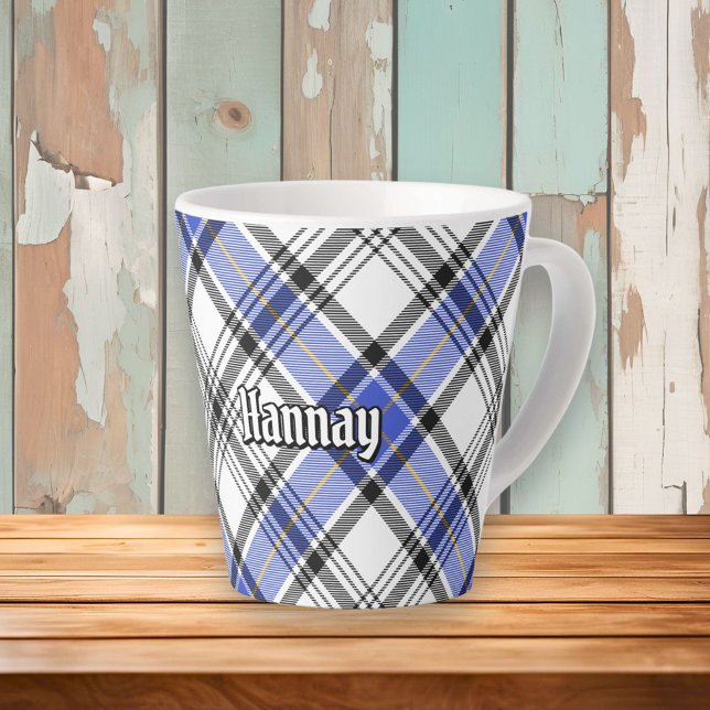 Clan Hannay Tartan Latte Mug (Creator Uploaded)
