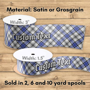 Clan Hannay Tartan Satin Ribbon