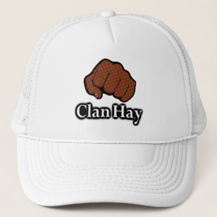 Clan Hay Scotland Proud Tartan Fist Trucker Hat