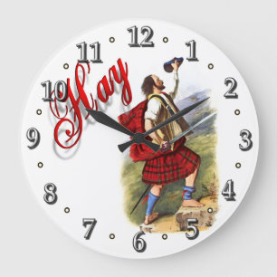 Clan Hay Scottish Dream Clock