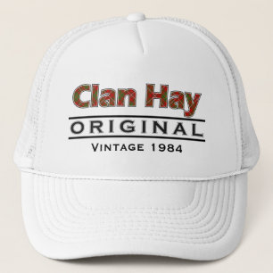 Clan Hay Vintage Customise Your Birthyear Trucker Hat
