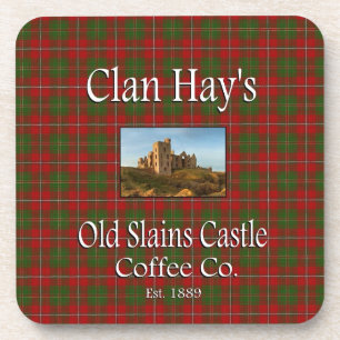 Clan Hay's Old Slains Castle Coffee Co. Coaster
