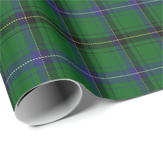Clan Henderson Scottish Tartan Wrapping Paper (Roll Corner)