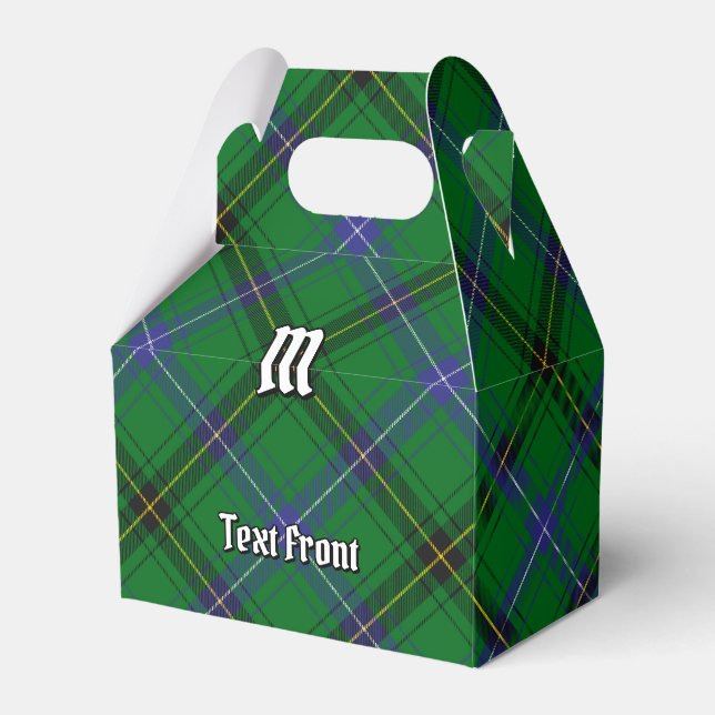 Clan Henderson Tartan Favour Box (Front Side)