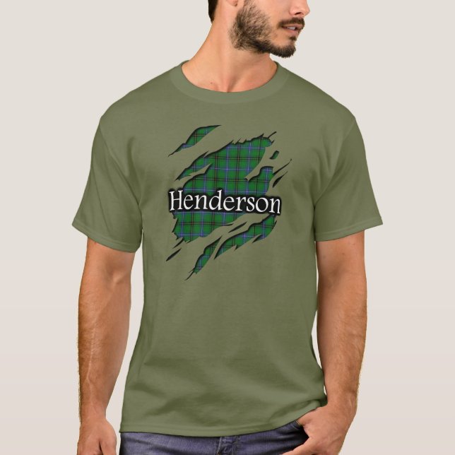Clan Henderson Tartan Spirit Shirt (Front)