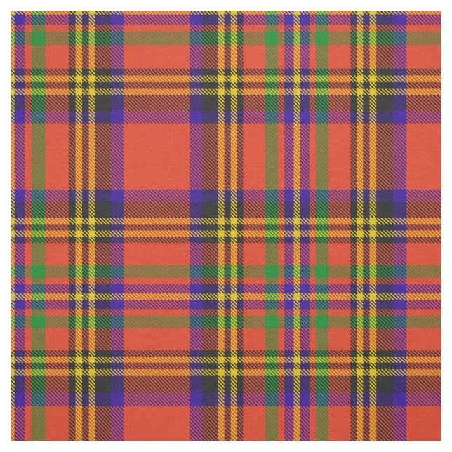 Clan Hepburn Tartan Fabric (Swatch)