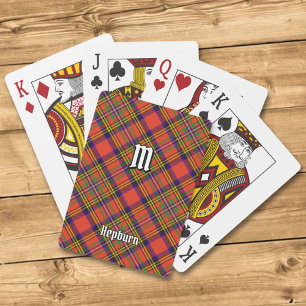 Clan Hepburn Tartan Playing Cards