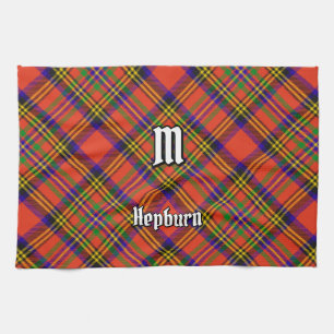 Clan Hepburn Tartan Tea Towel