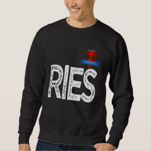 Clan Herries R and I and E and S Family Matching Sweatshirt